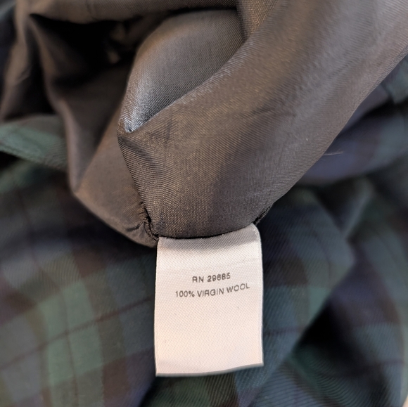 Pendleton Black Watch Plaid Wool Pants Size 10 - Picture 4 of 6